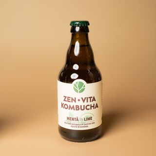 KOMBUCHA ZENVITA - mentă și lime