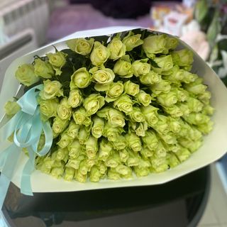 Букет зі 101-ї ніжної троянди 