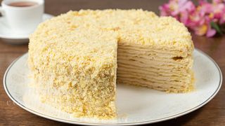 Торт наполеон 1 шматочок 125грамм