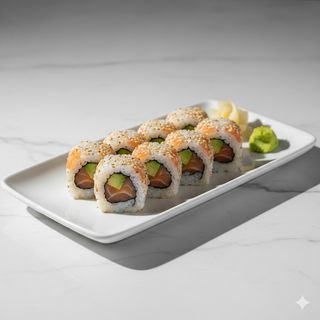 Uramaki De Salmón Aguacate (4 Pzs.)