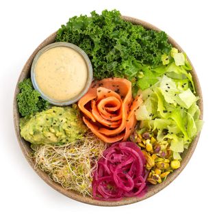 Ensalada de salmón ahumado