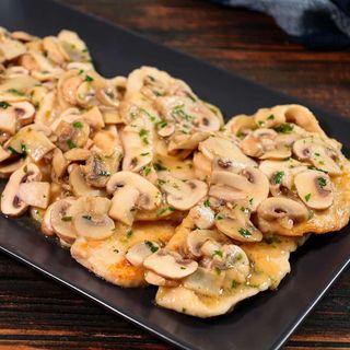 Braciola di pollo ai funghi