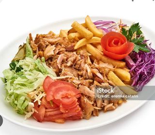Menú Kebab En Plato 