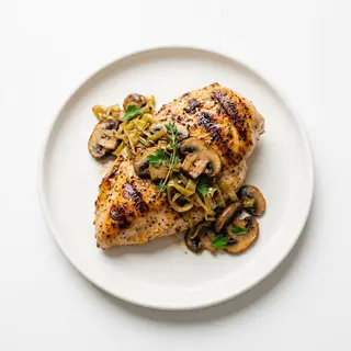 66. Pollo sulla piastra