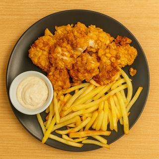 Air fried chicken nuggets