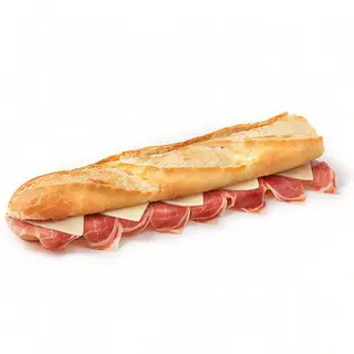 Bocadillo de jamón y queso