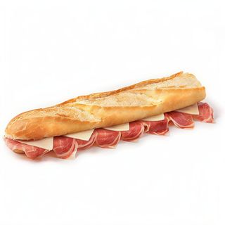 Bocadillo de jamón y queso