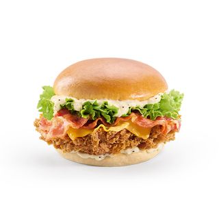 Chicken Burger con Bacon e Formaggio