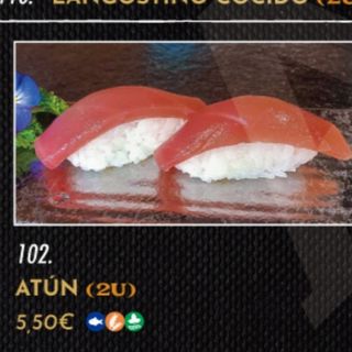 nigiri atún 2uds