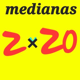 2 PIZZAS MEDIANAS × 20€