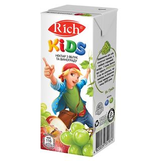 Сік Річ дитячий з трубочкою (0.2л) в асортименті