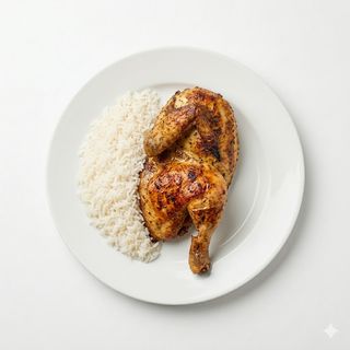 1/2 Pollo A La Brasa Y Arroz