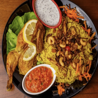  Kabsa poulet+ Mezzé une personne   