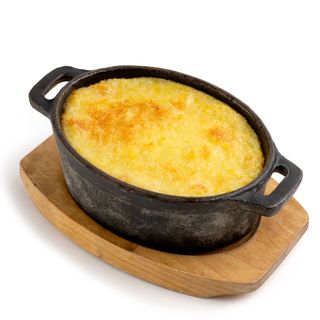 Puré De Patata con queso Raclette fundido al horno