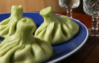 Хінкалі кварі з Сулугуні та вершками (1шт)