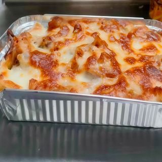 Menu plato queso gratinado