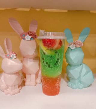 Verde grosso e rosso magro melone 绿肥红瘦-哈密瓜