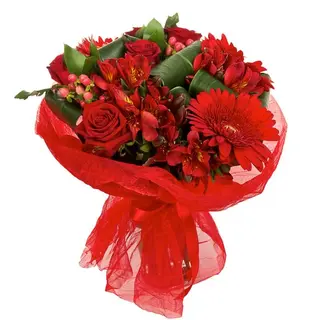 Bouquet misto rosso