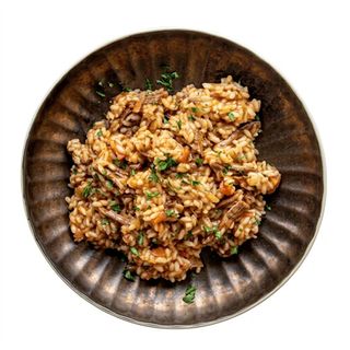 Risotto De Carne Al Toro Con Mozzarella