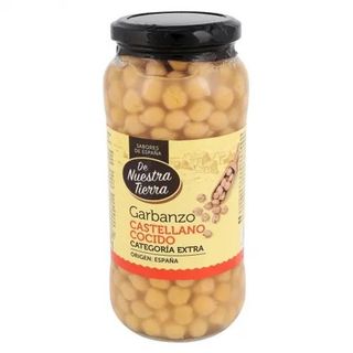Garbanzo Castellano Cocido De Nuestra Tierra 400 Gr.