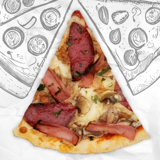 Pizza Cuatro Estaciones (28 Cm.)