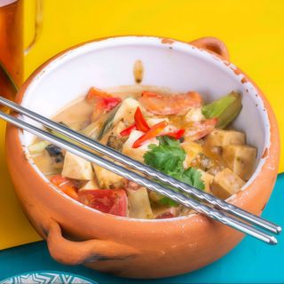 Sueño de tamarindo con tofu (vegano)