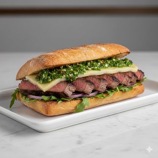 Sándwich de entraña