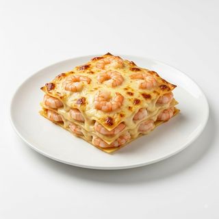 Ración De Lasaña De Gambas