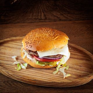 Cheeseburger + Schneider tap limenka 0.5