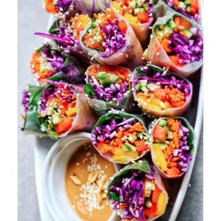 Vegetarian Rainbow Roll