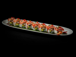 72. Rollo De Sake Flambeado (8 Uds.)