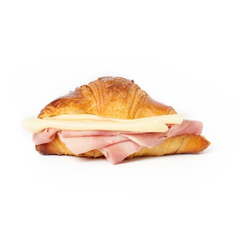 Croissant relleno de crema de roquefort York y queso 