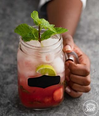 Strawberry Blend Mojito Mocktail