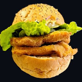 Chicken fried burger