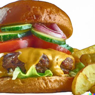 Телешки бургер Блек Ангъс (420г)