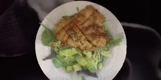 E1.Ensalada De Pollo Teriyaky