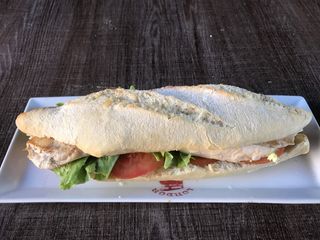 Bocadillo de Pollo con Vegetal