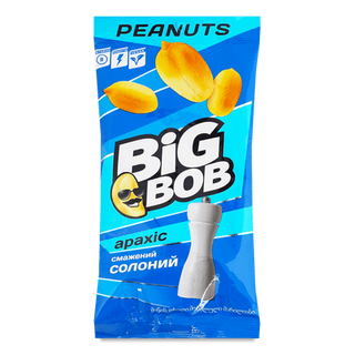 Арахіс Big Bob смажений солоний (60г)