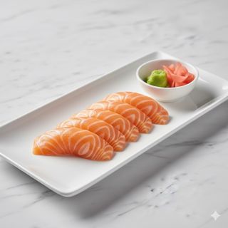 Sashimi de salmón (6 uds.)