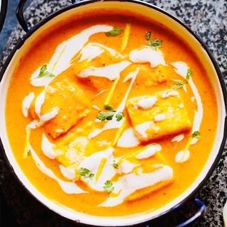 Butter Paneer com Arroz