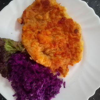 Rosół filet  z  kurczaka  ziemniaki  surówka