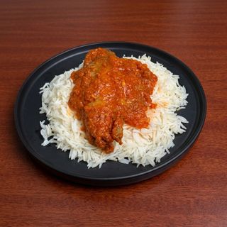 Rice, Stew & Chicken