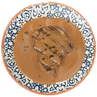 Filetto al pepe verde