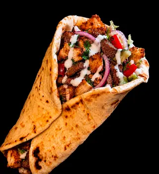 Shawarma O Kebab De Pollo 