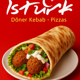 Falafel En Pan Rollo