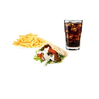 Pita o rollo falafel