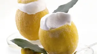 Gelato al limone ripieno