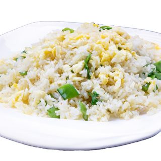 Пържен ориз с яйца (500г)