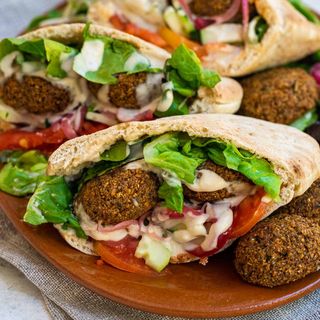 Kebab falafel w picie