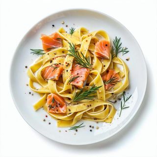 Tagliatelle al salmone